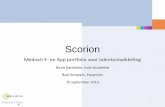 Presentatie eportfolio Scorion van Parantion Consilium Plastische Chirurgie 10092013