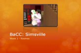 BaCC: Simsville - Week 2: Kosmos