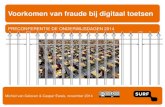 Voorkomen van fraude bij digitaal toetsen - Caspar Ewals, Michiel van Geloven - OWD14