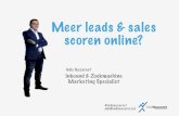 Meer leads & sales scoren online?