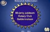 60 jaar Rotary club Geldermalsen bijeenkomsten