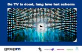 IAA "de tv is dood, lang leve de tv" Group M, Remon Buter