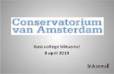 Bliksems! College Echt (,) Geen Merk! Conservatorium Amsterdam