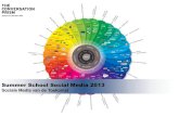 Summer school social media 2013 - Sociale Media vd Toekomst