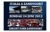 Italia a Zandvoort 2012 - Standhouders Presentatie