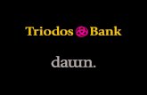 Brandpositioning for world's most sustainable bank: Triodos Bank