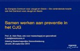 Samen werken aan preventie in het CJG, door Prof. dr. H. (Hein) Raat op 26 september 2013
