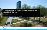SISLink13 - 21/6 - Keynote - Transformatie van de onderwijssector - Anka Mulder (TU Delft)