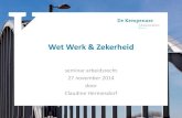 Presentatie Wet Werk & Zekerheid