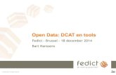 Open Data: DCAT en tools