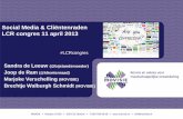 LCRcongres 11-04-2013 MOVISIE workshop Social media en cliëntenraden