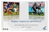 Rugby vs Voetbal - over respect en sportiviteit