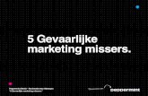 5 Gevaarlijke marketing missers - Peppermint Media