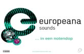 Europeana Sounds in een notendop