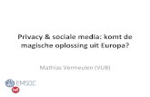 Privacy & sociale media: komt de magische oplossing uit Europa?