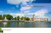 Nibbixweer: energieneutraal in 2025