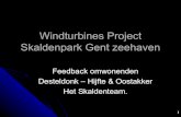 13 Windturbines bouwen in Gentse Zeehaven Skalden bedrijvenpark?