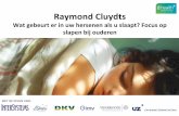 Presentatie Raymon Cluydts - Wat gebeurt er in uw hersenen als u slaapt?