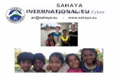 Sahaya   erkende ontwikkelingsorganisatie in België en Nederland
