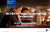 4K HD in Hoger Onderwijs en Onderzoek: een overview