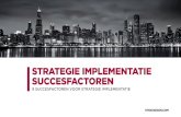 Presentatie | Strategie Implementatie Succesfactoren