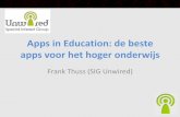 OWD 2012- 1-Apps in Education; de beste Apps voor het hogeronderwijs-Frank Thuss