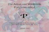 15e Anton van Wilderode Poëziewedstrijd