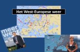 Het west europese weer