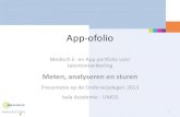 OWD2012 - 4 - 3e Generatie ontwikkel-portfolio: op maat, gebruiksvriendelijk, mobiel én het functioneert! - Nasia Danielsen