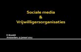 Social media &vrijwilligersorganisaties