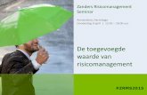Presentatie Zanders Risicomanagement Seminar, Hermitage Amsterdam, 9 april 2015, Gerbert van Grootheest, partner Zanders