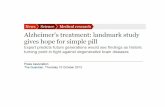 Dynamische biomarkers bij de ziekte van alzheimer