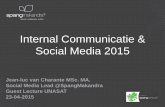 Interne Communicatie en Social Media in Suriname 2015