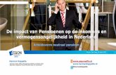 Special | 150316 | De Impact van Pensioenen op de Inkomens- en Vermogensongelijkheid in Nederland | Herman Kappelle Aegon