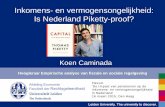 Special | 150316 | De Impact van Pensioenen op de Inkomens- en Vermogensongelijkheid in Nederland |  Koen Caminada Universiteit Leiden