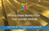 Geld verdienen met je Joomla site - Theo van der Zee - #jd15nl