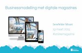 Businessmodelling met Online Magazines @ Senefelder Misset