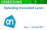 Albert Heijn dag 1 - Innovatief leren