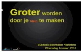 Klantbeleving voor Business Bloemisten Nederland