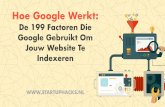 Hoe Google Werkt: De 199 factoren die Google gebruikt om jouw website te indexeren
