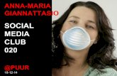 Social media club Amsterdam. Anna-Maria Giannattasio over echtheid social media.