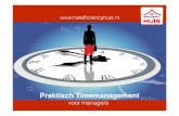 Timemanagement training voor managers