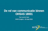 De rol van communicatie binnen OHSAS 18001