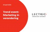 Trend Event LECTRIC: marketing in verandering