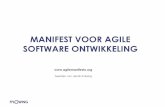Manifest voor agile software ontwikkeling