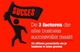 De 3 factoren die elke business succesvoller maakt