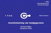 Presentatie Privacy Paleis anonimiseringstool PIA