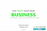 Van talent naar eigen business (Studio Werk 23 feb 2015)