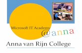 Presentatie Anna van Rijn college 8 december