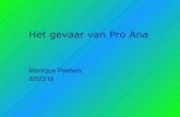 Presentatie Anti Pro Ana 1e jaar